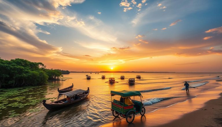 Why do tourists go to Bangladesh?