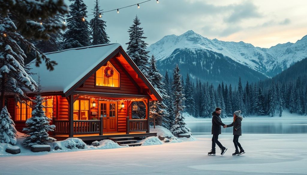 Winter romance in February Winter romance in February