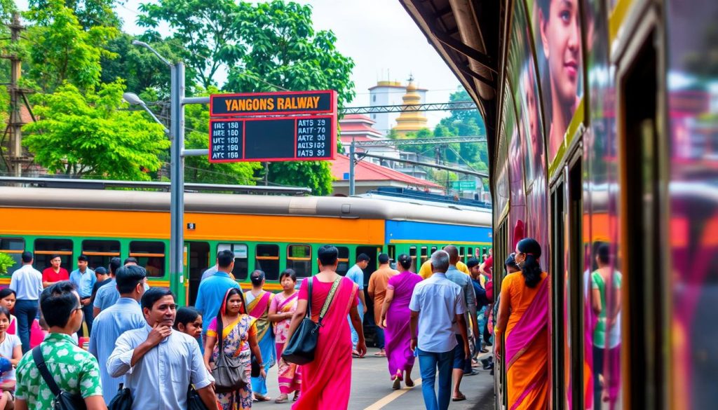 Yangon circular train schedule Yangon circular train schedule