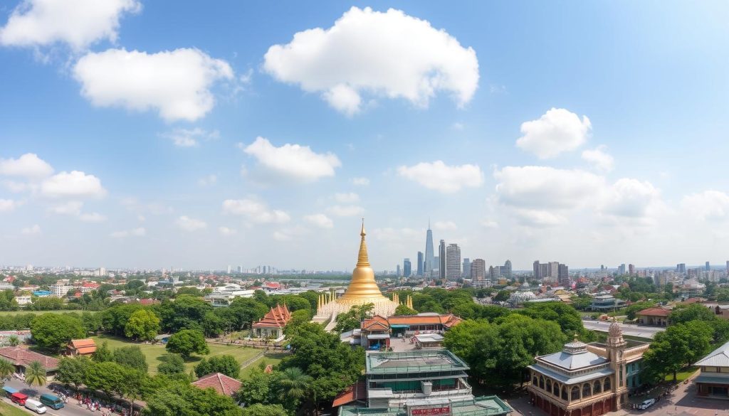Yangon overview Yangon overview
