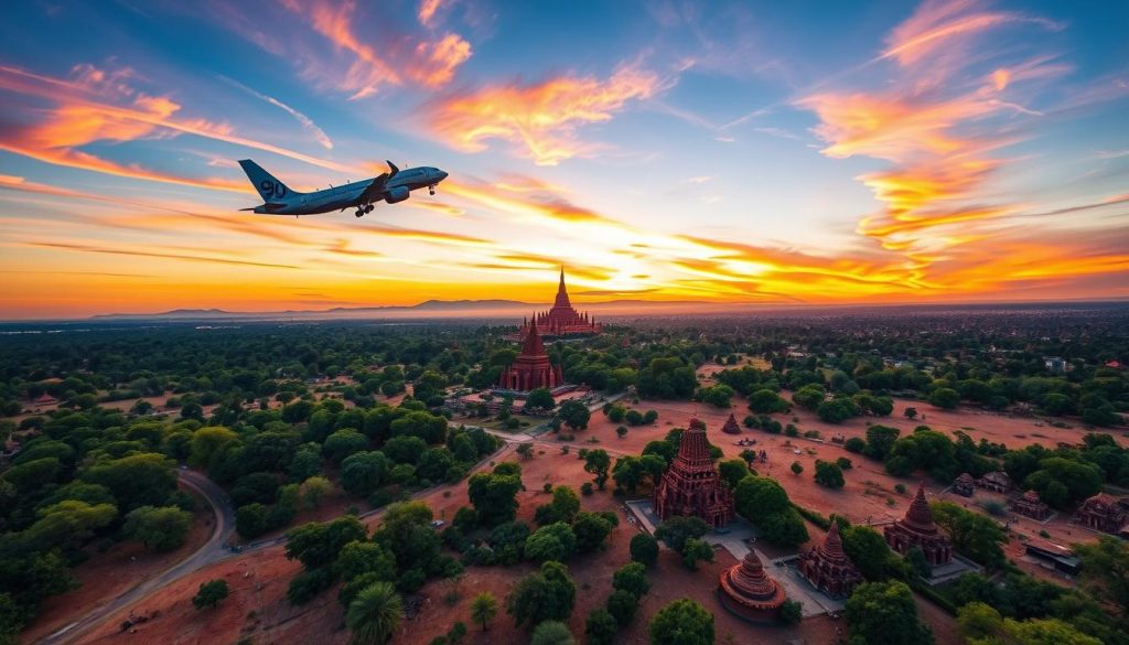 Yangon to Bagan flights Yangon to Bagan flights