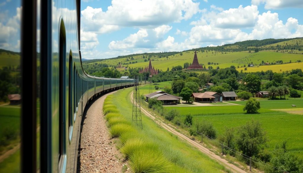 Yangon to Bagan train Yangon to Bagan train