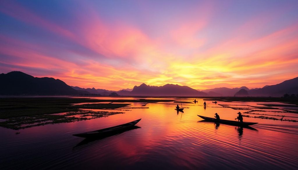 adventure on Inle Lake adventure on Inle Lake