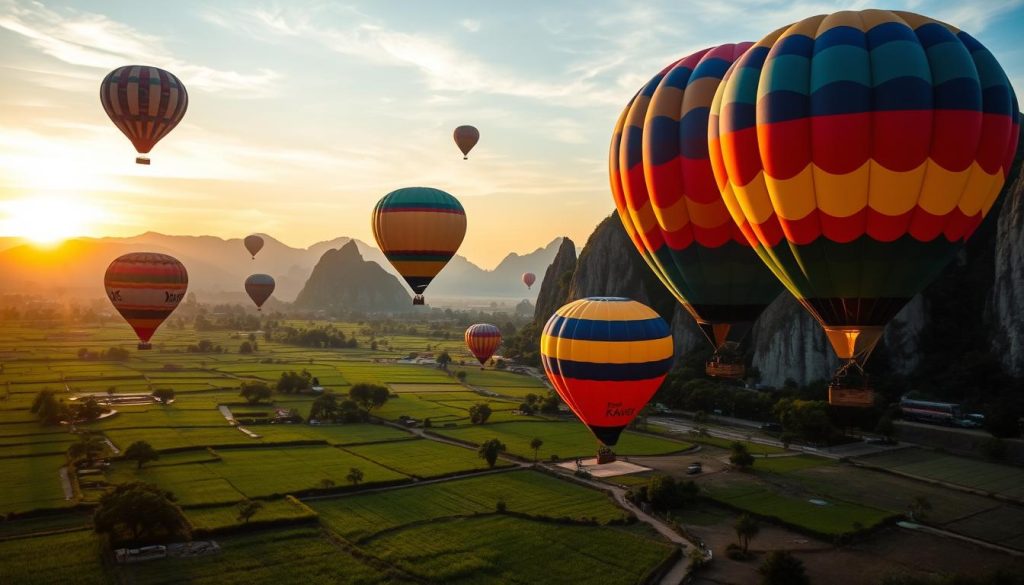 affordable hot air balloon rides Vang Vieng affordable hot air balloon rides Vang Vieng