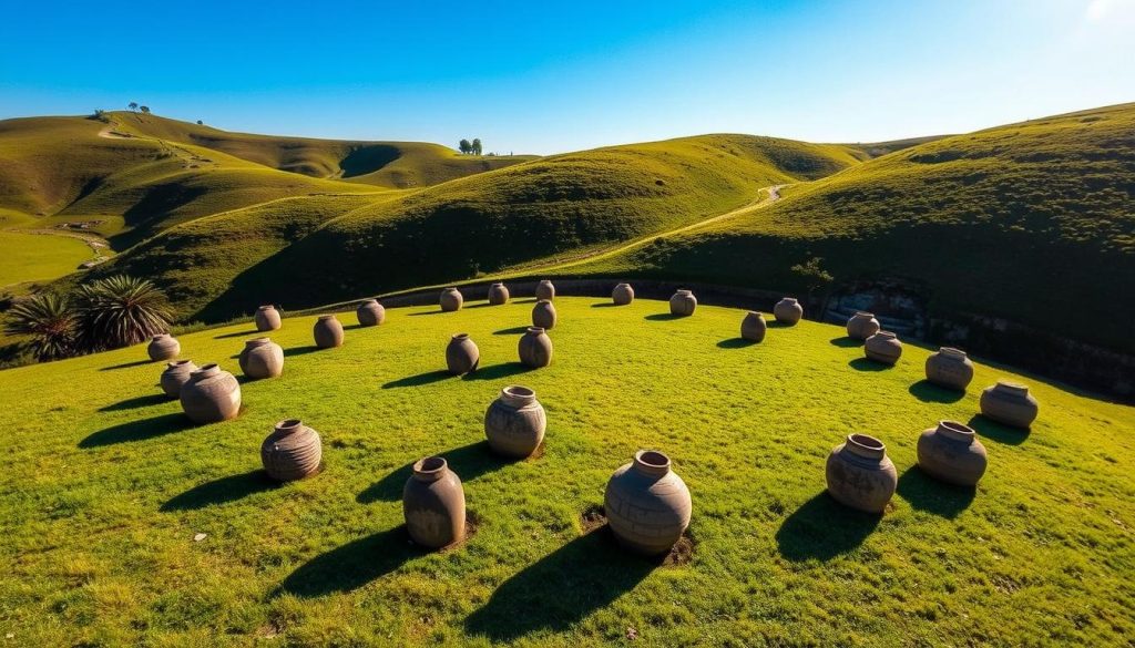 ancient jars at the Plain of Jars ancient jars at the Plain of Jars