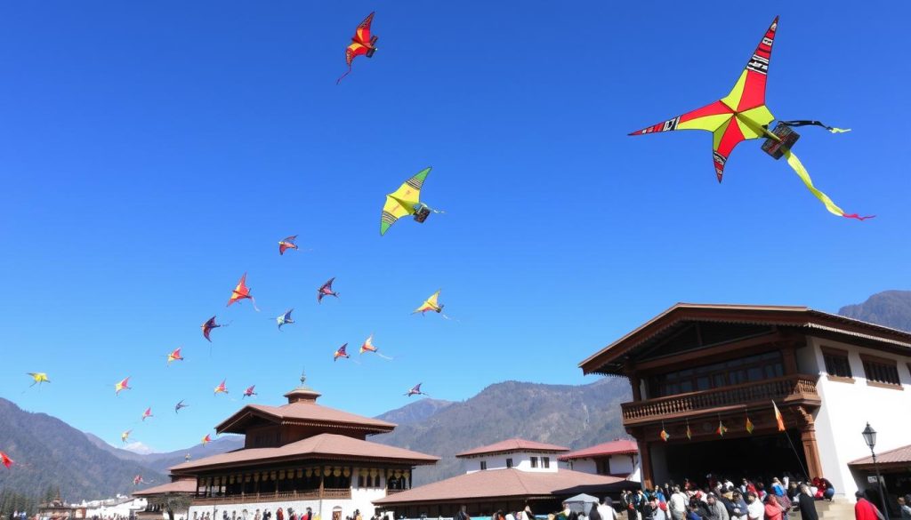 annual kite flying event in Bumthang annual kite flying event in Bumthang
