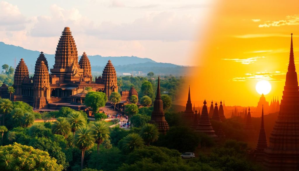 architectural features of Angkor Wat and Bagan architectural features of Angkor Wat and Bagan
