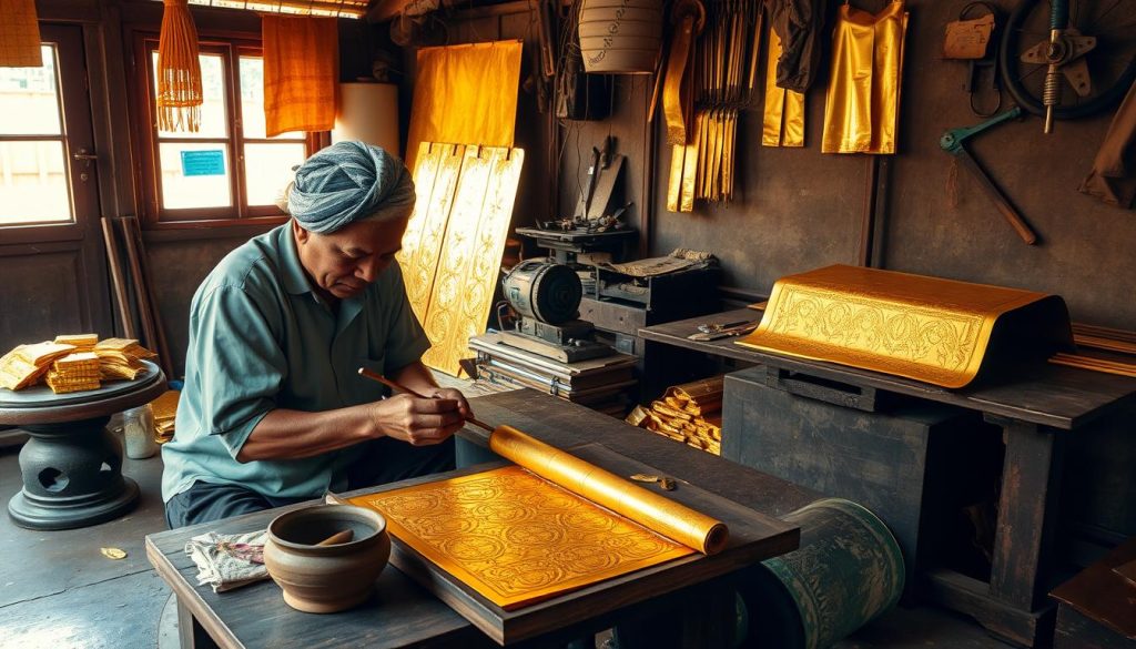 art of gold leaf making art of gold leaf making