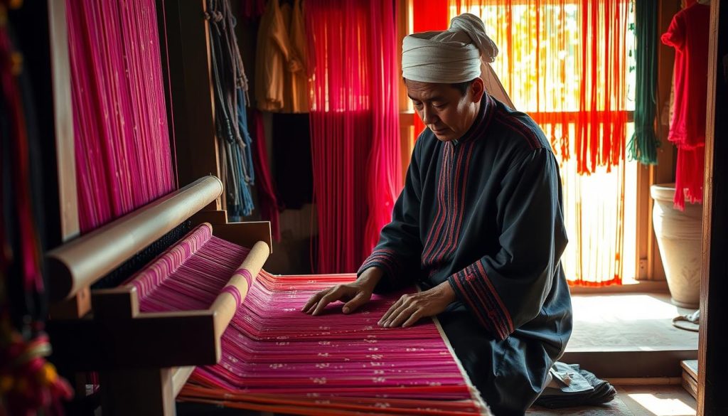 artisanal silk weaving artisanal silk weaving