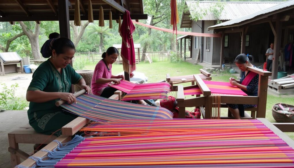 artisans in Pakse artisans in Pakse