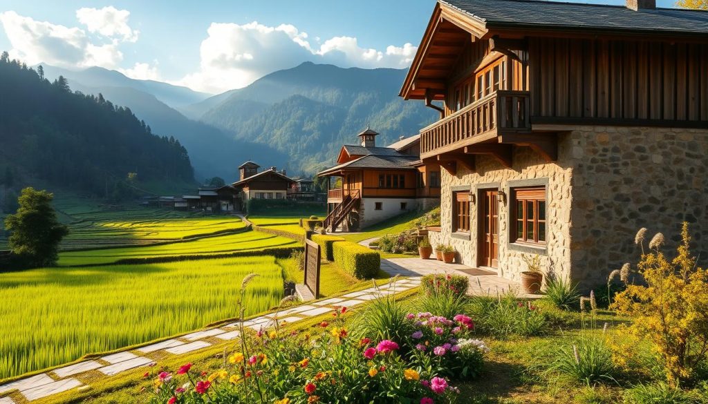 authentic farmhouse stays in Paro villages authentic farmhouse stays in Paro villages