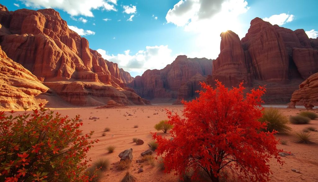 autumn in Wadi Rum autumn in Wadi Rum