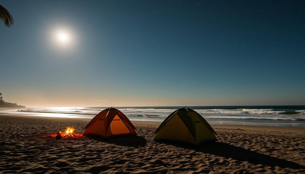 beach camping beach camping
