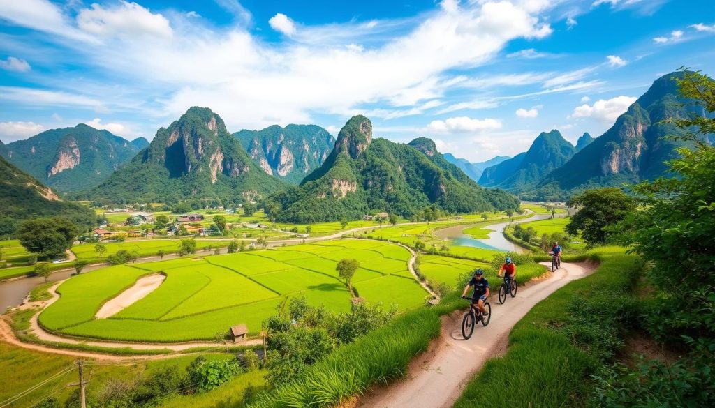 best cycling routes in Vang Vieng best cycling routes in Vang Vieng