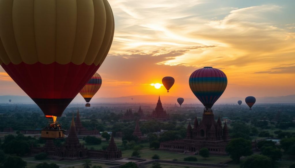 best hot air balloon rides in Bagan best hot air balloon rides in Bagan