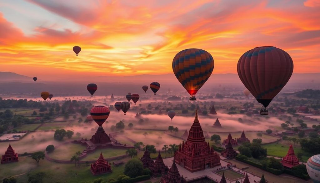 best hot air balloon rides in Bagan best hot air balloon rides in Bagan