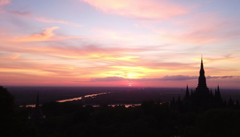 best sunset spots Mandalay