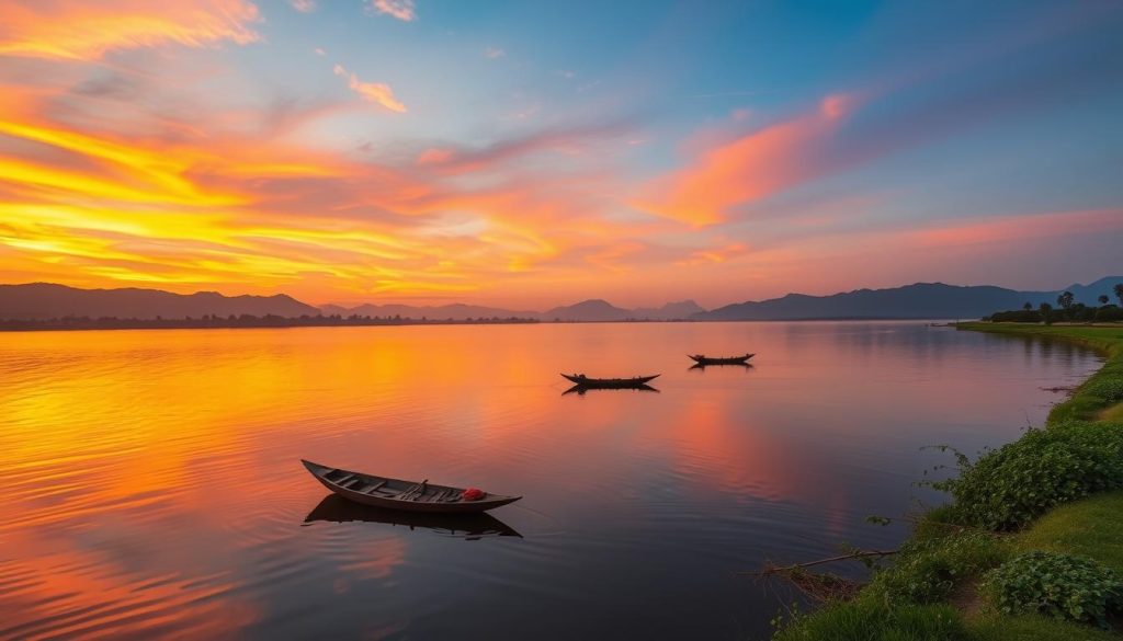 best sunset views Inle Lake best sunset views Inle Lake