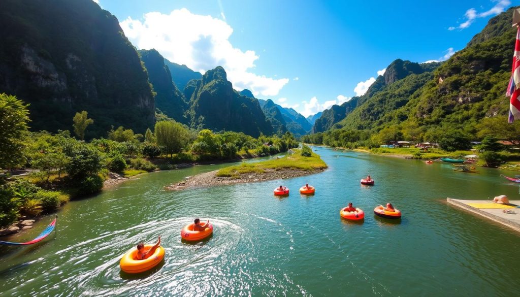 best tubing routes in Vang Vieng best tubing routes in Vang Vieng