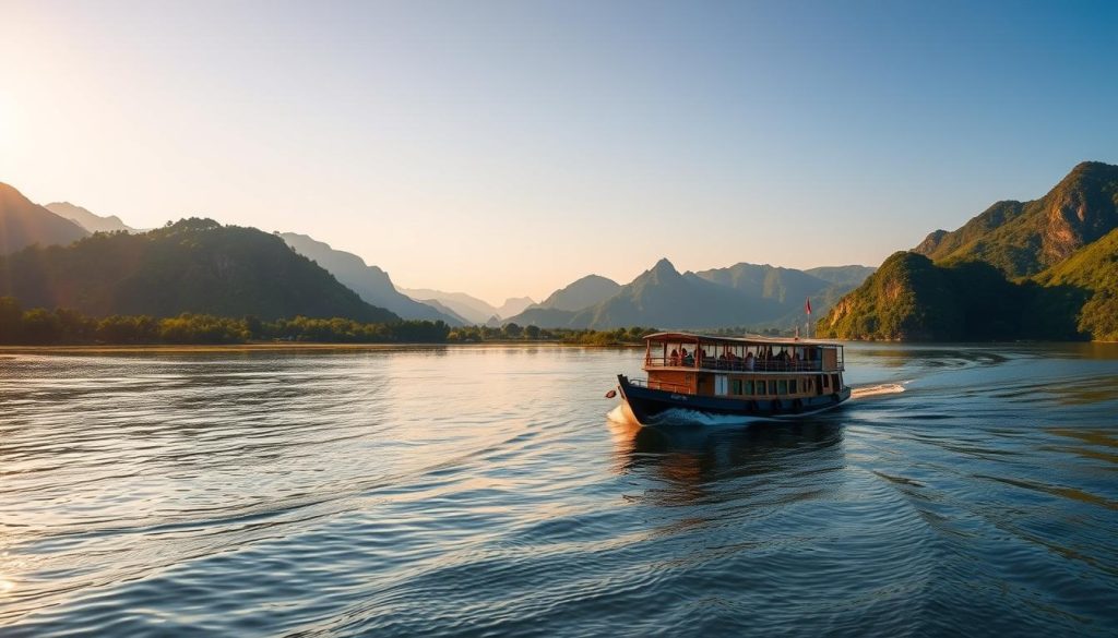 boat ride Mekong River boat ride Mekong River