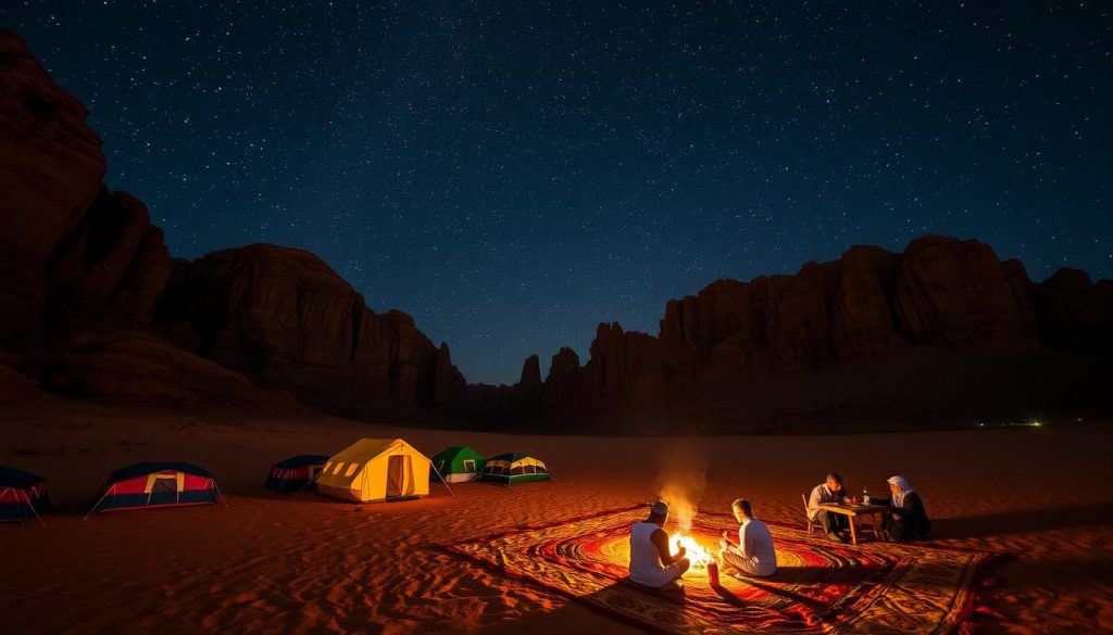 camping activities in Wadi Rum camping activities in Wadi Rum