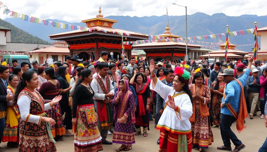 community spirit during festivals community spirit during festivals