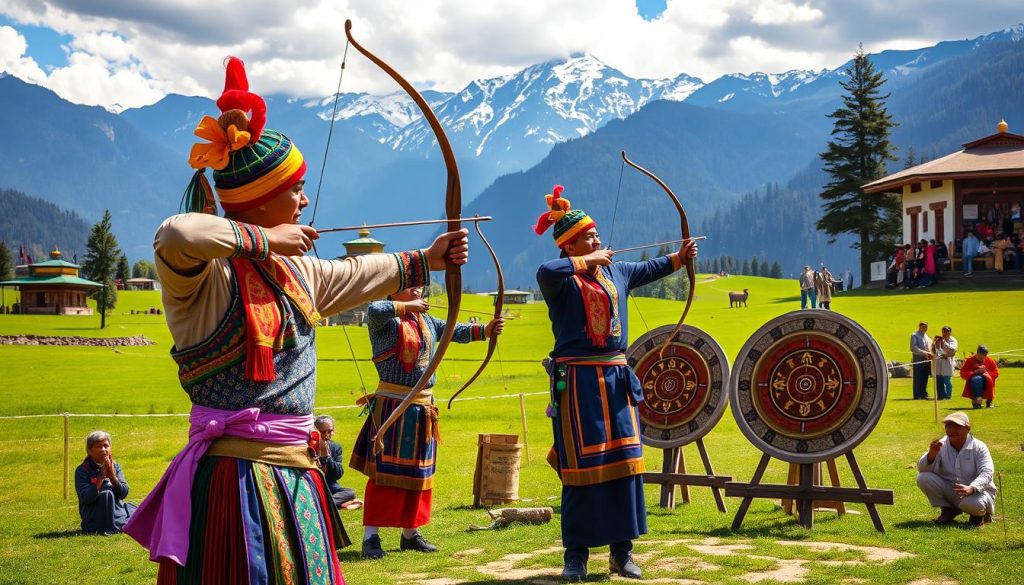 cultural archery in Paro cultural archery in Paro