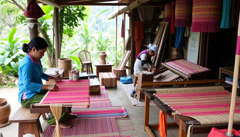 cultural heritage preservation silk weaving in Laotian culture cultural heritage preservation silk weaving in Laotian culture