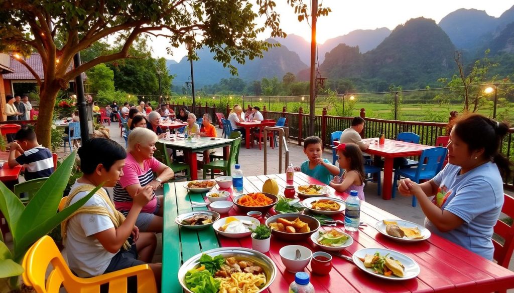 dining options for families Vang Vieng dining options for families Vang Vieng