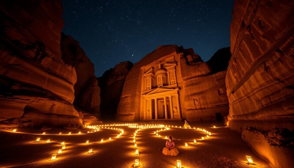 exploring Petra by Night exploring Petra by Night