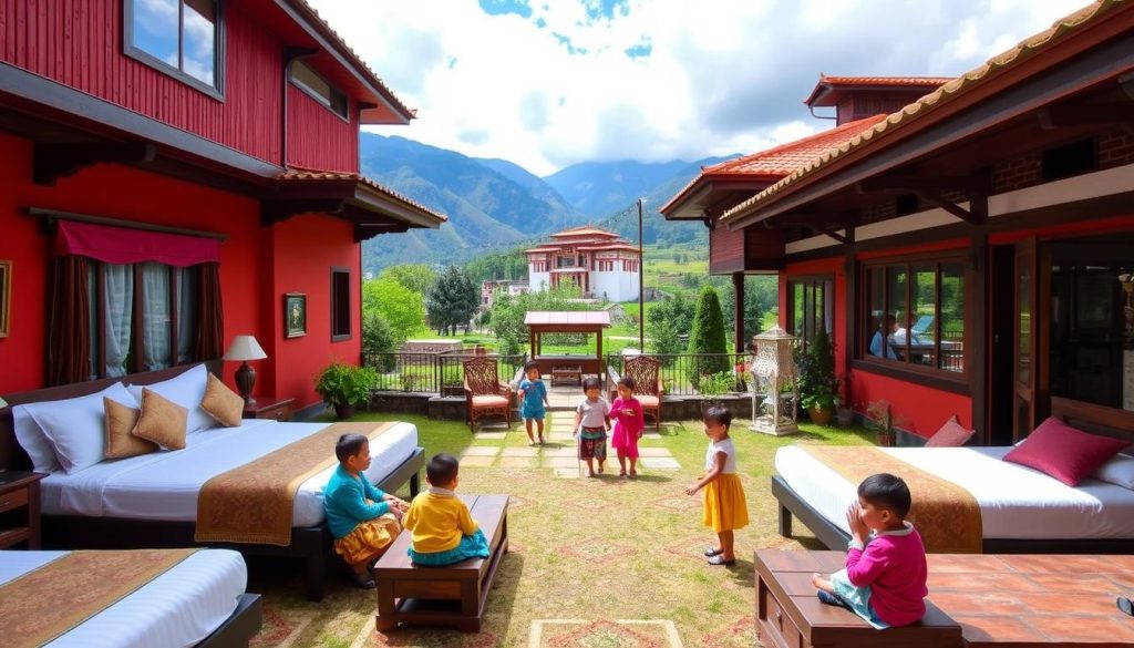 family accommodations in Punakha family accommodations in Punakha