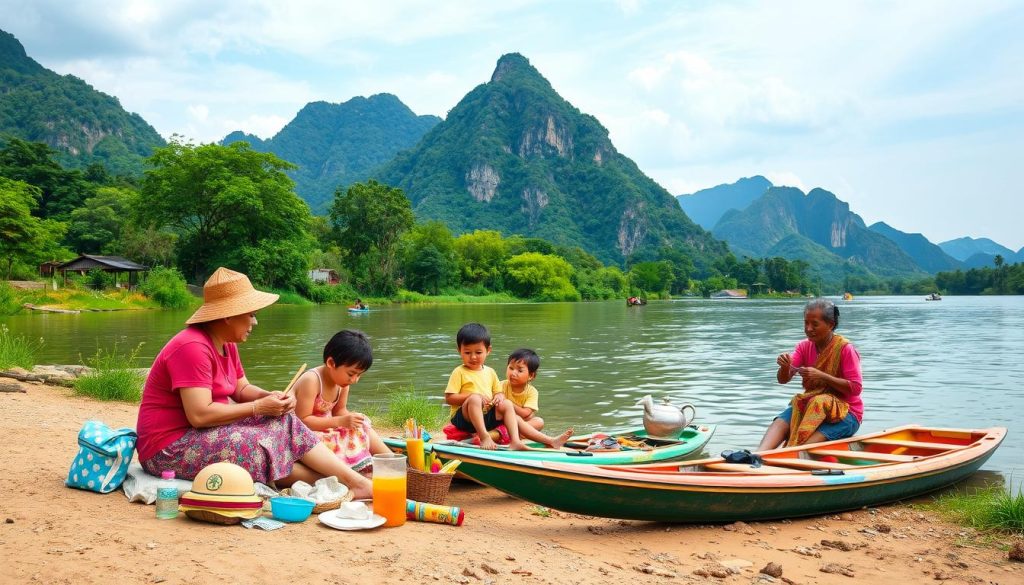 family-friendly activities Vang Vieng family-friendly activities Vang Vieng