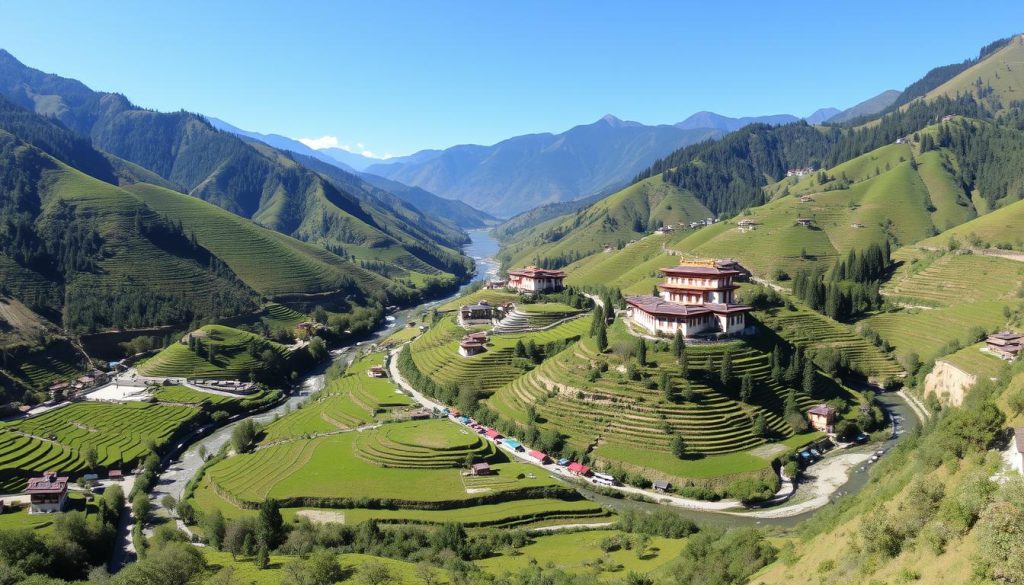 geographical overview of Haa Valley geographical overview of Haa Valley