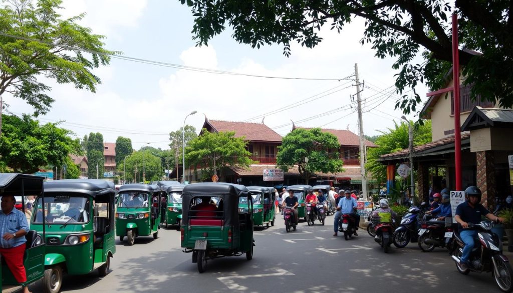 getting around Pakse getting around Pakse