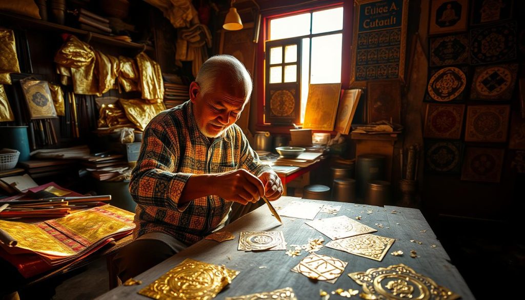gold leaf hammering Mandalay gold leaf hammering Mandalay