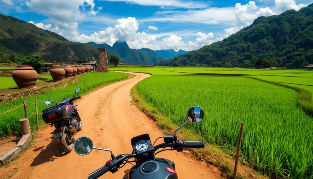 guided motorbike tours in Laos guided motorbike tours in Laos