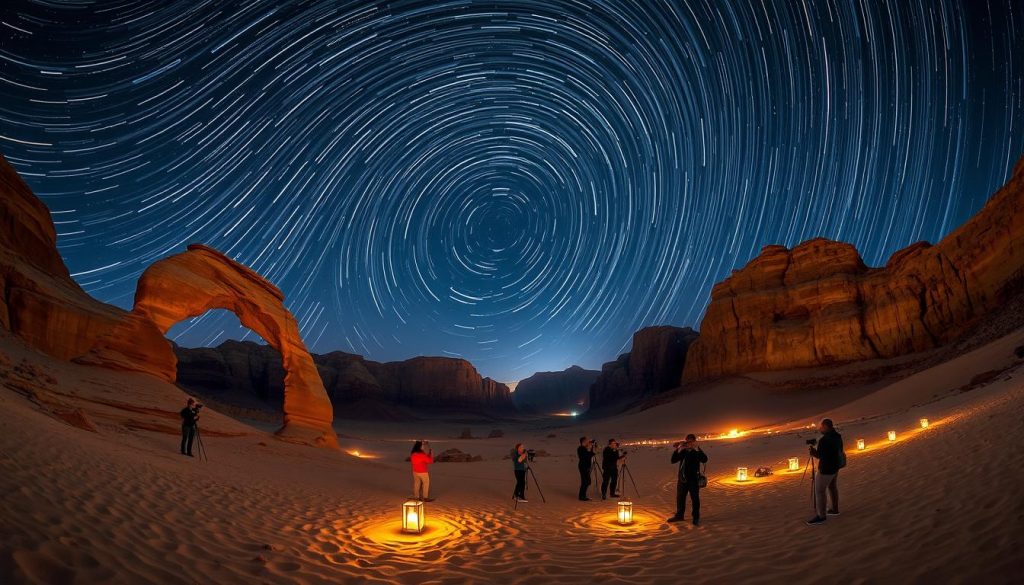 guided night photography in Wadi Rum guided night photography in Wadi Rum