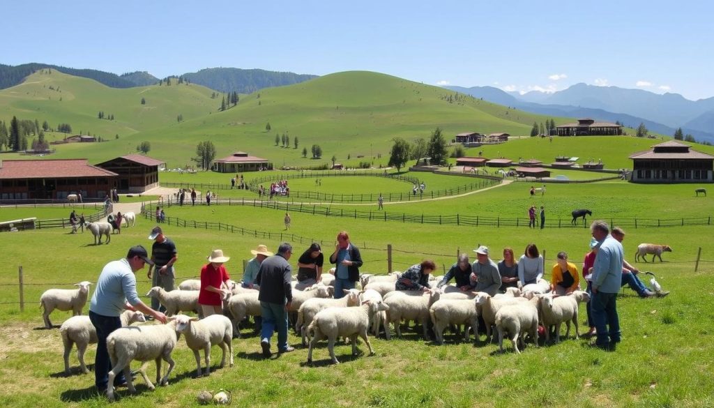 hands-on learning in sheep breeding Bumthang hands-on learning in sheep breeding Bumthang