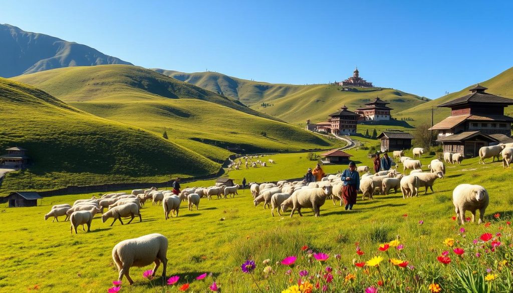 history of sheep farming in Bhutan history of sheep farming in Bhutan