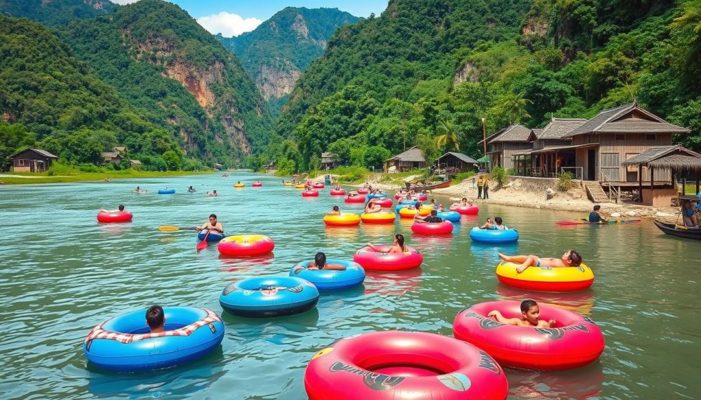 history of tubing in Vang Vieng history of tubing in Vang Vieng