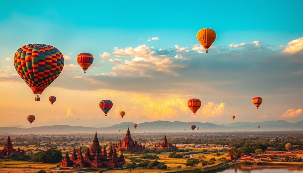 hot air ballooning adventure Bagan hot air ballooning adventure Bagan
