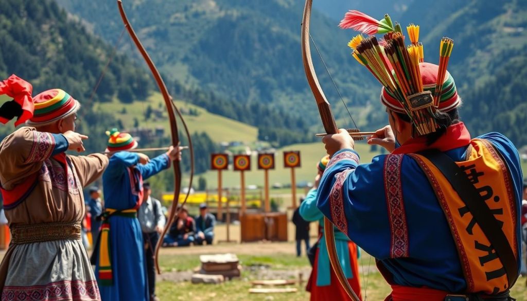 how to experience archery in Bumthang how to experience archery in Bumthang