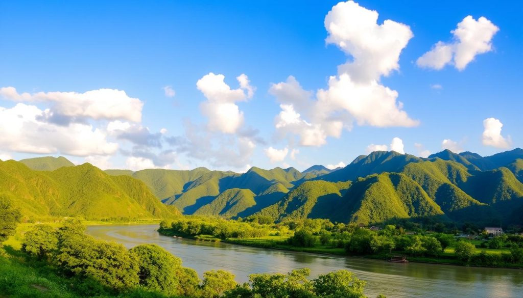 ideal weather for Vang Vieng ideal weather for Vang Vieng