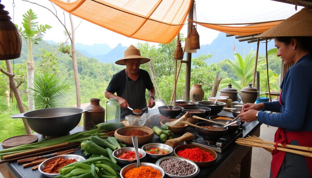interactive cooking sessions in Vang Vieng interactive cooking sessions in Vang Vieng