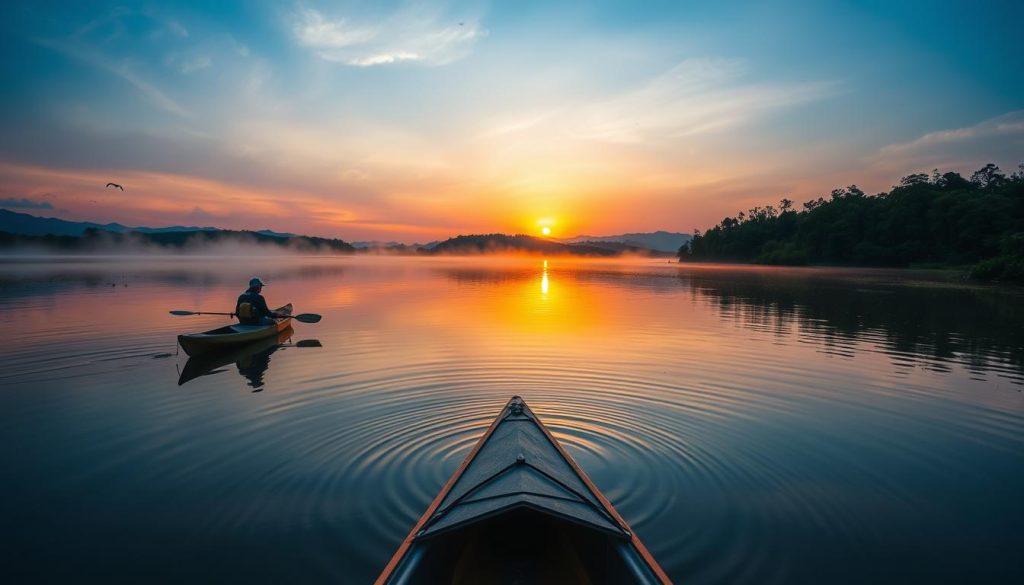 kayak fishing Lake Mohamaya kayak fishing Lake Mohamaya