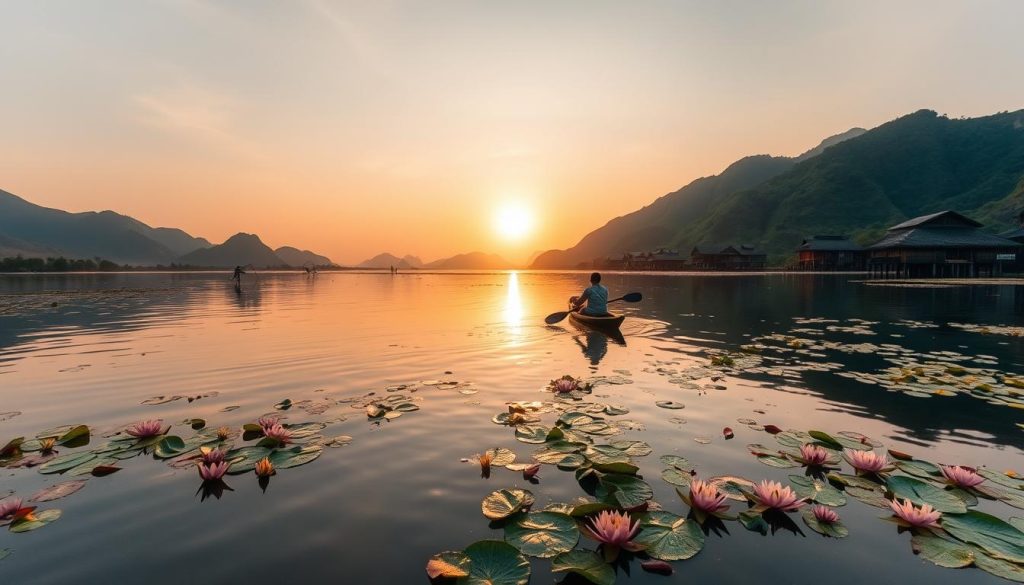 kayaking Inle Lake kayaking Inle Lake