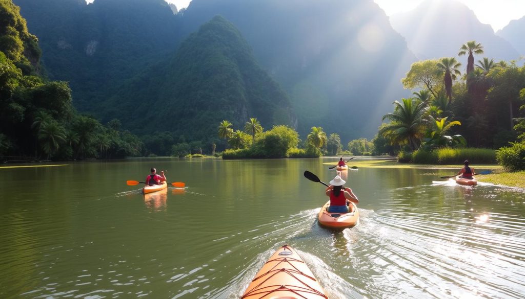 kayaking Nam Song River kayaking Nam Song River