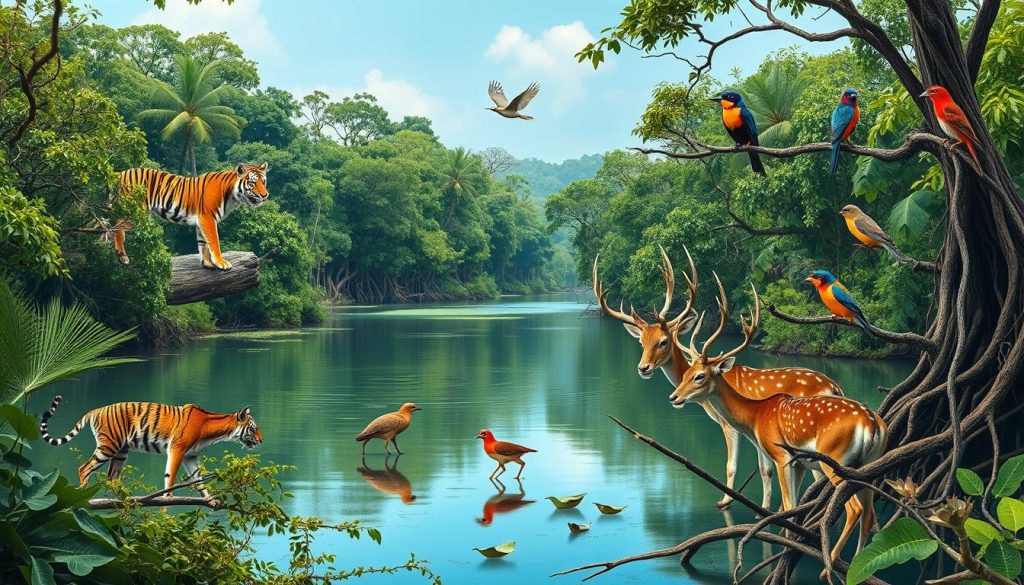 key wildlife species in the Sundarbans key wildlife species in the Sundarbans