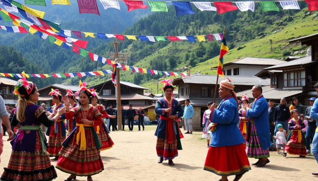 local cultural immersion during Bhutan festivals local cultural immersion during Bhutan festivals