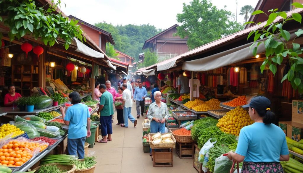 local markets in Luang Prabang local markets in Luang Prabang